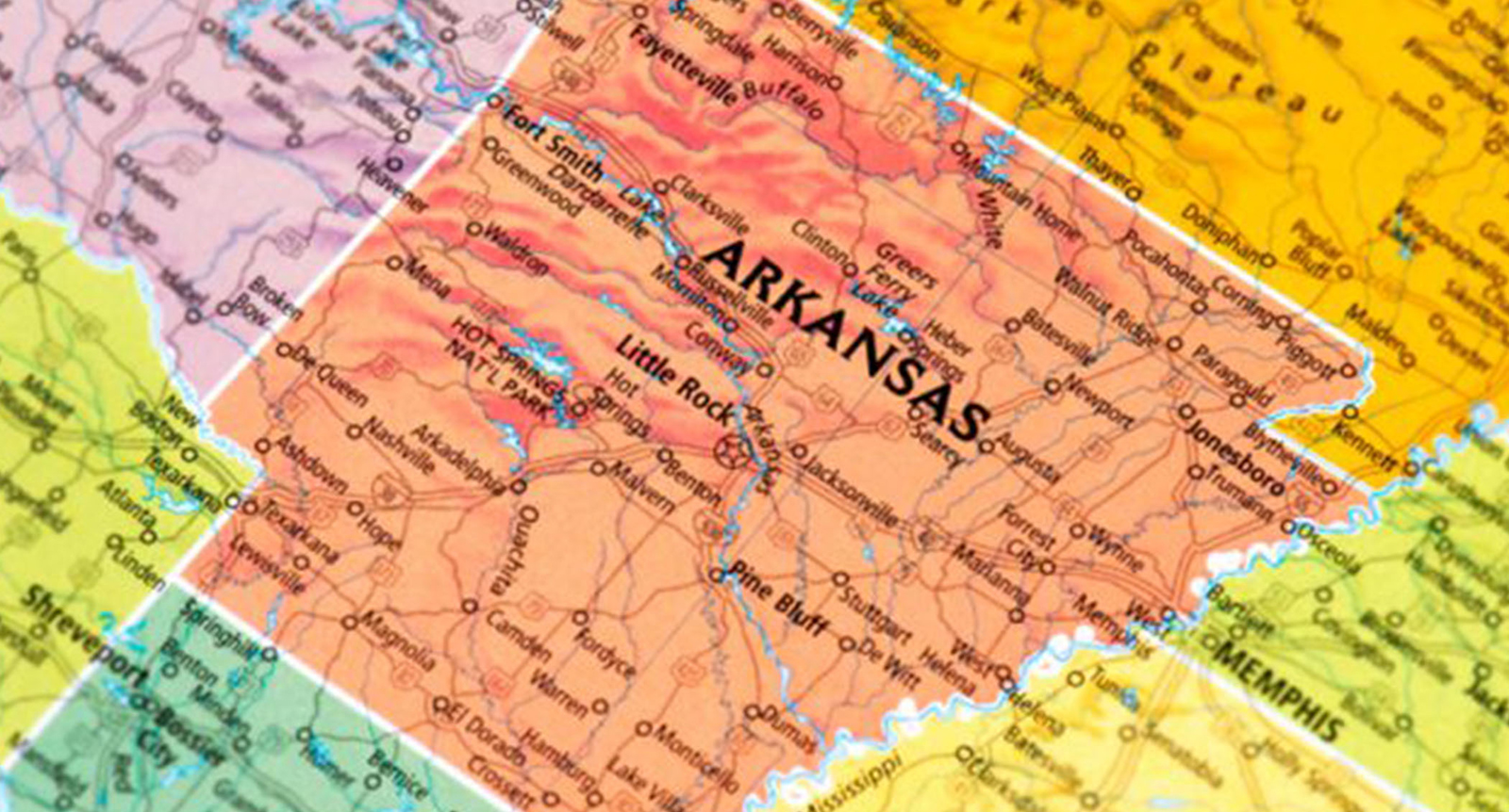 Image of Arkansas Map