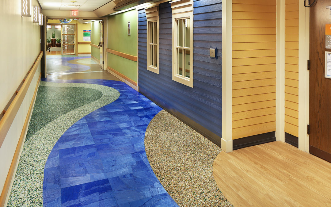 Healthcare Arkansas Children's Hospital Second Floor Corridor Refresh