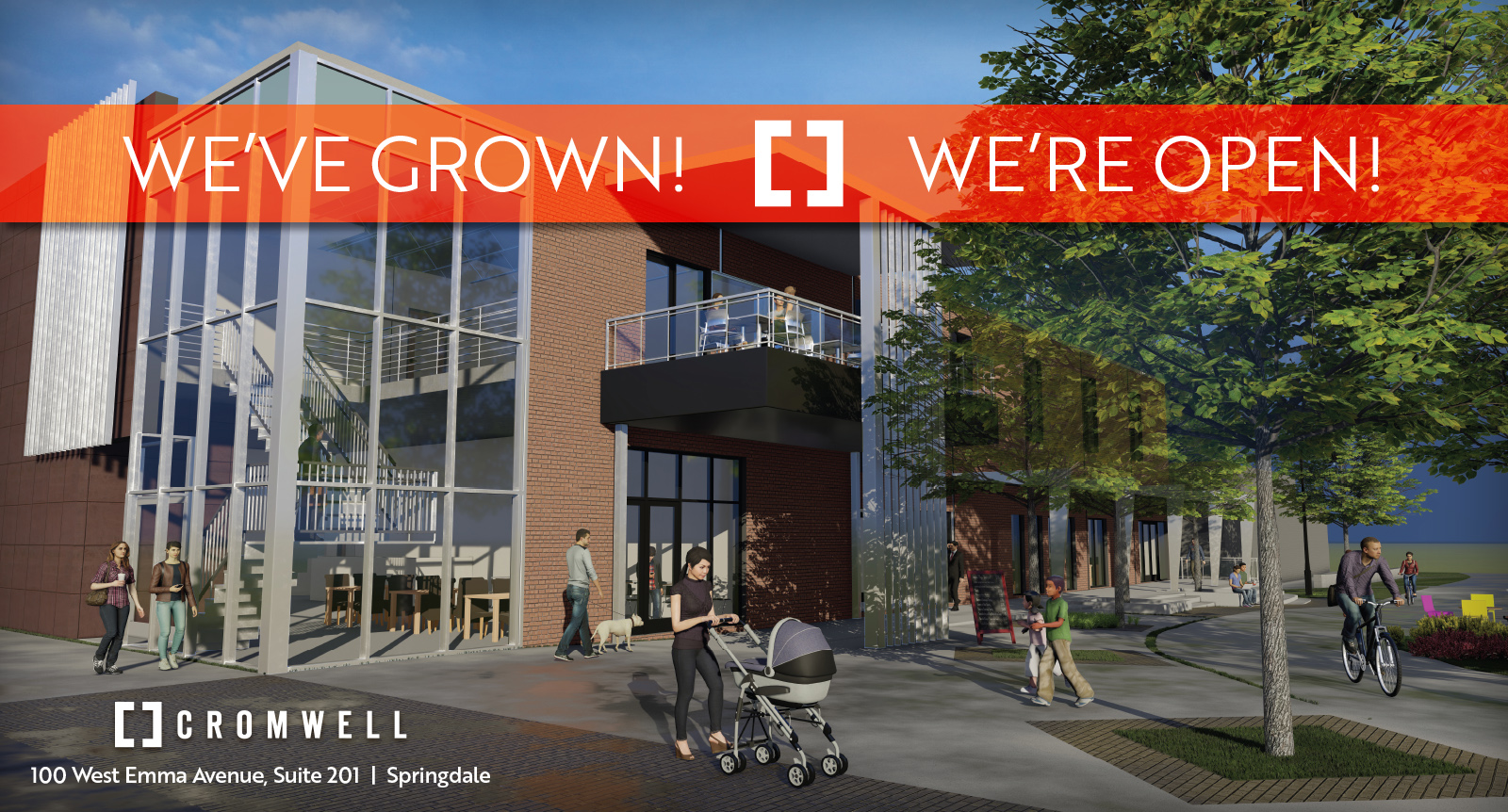 We've grown! We're open! New Northwest Arkansas Office